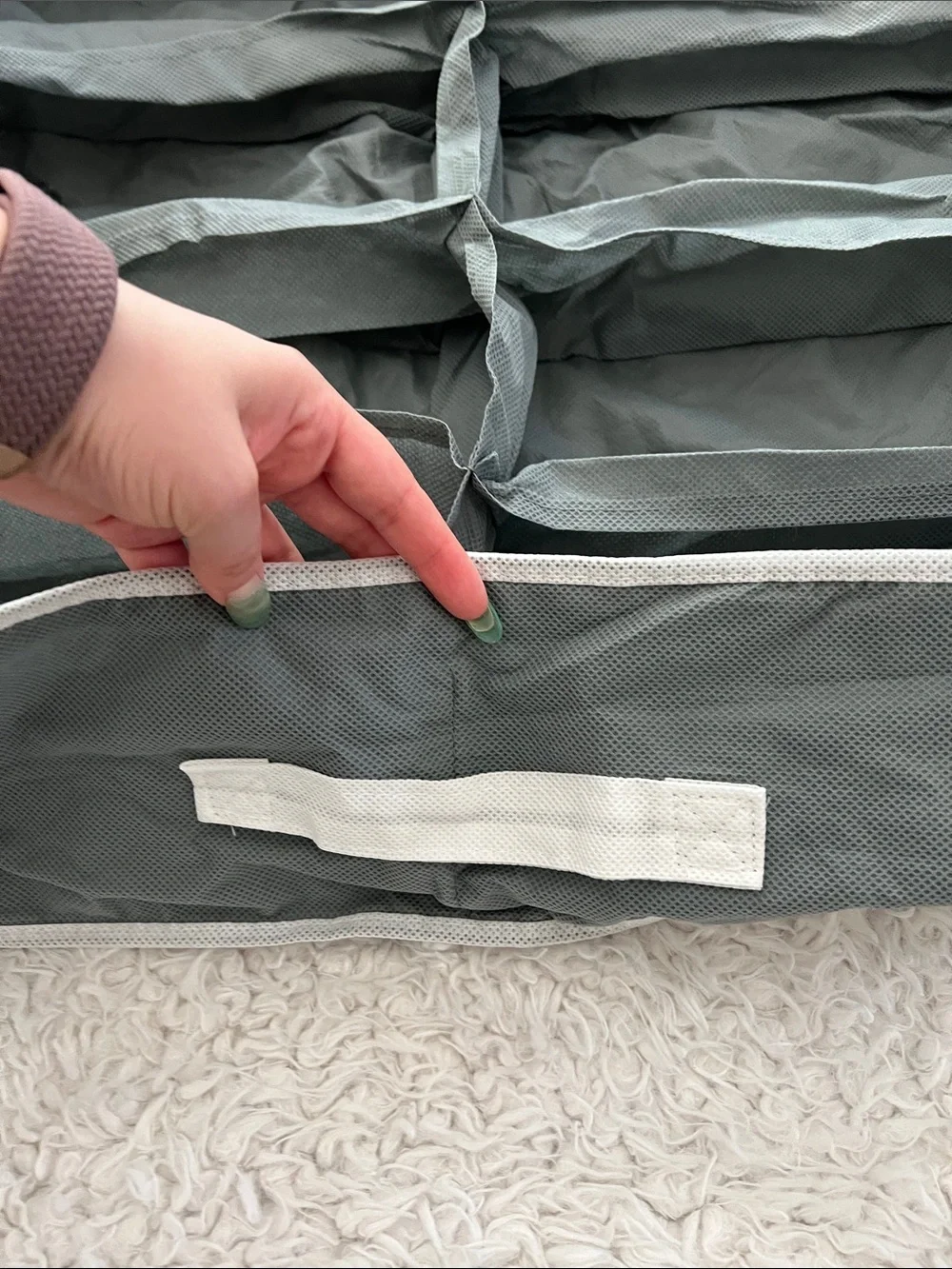 Under the Bed Shoe Storage Organizer Fabric Storage
